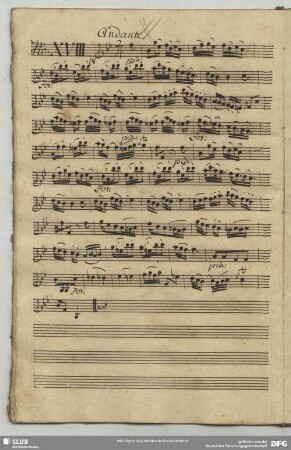 18. Anonymus, Andante, B-Dur
