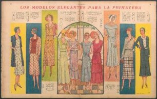 Los modelos elegantes para la primavera [Dibujos]