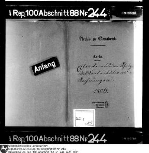 Extrakte aus den Schatz- und Kontributions-Rechnungen