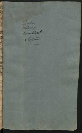 [Sammelhandschrift] 16 Kantaten