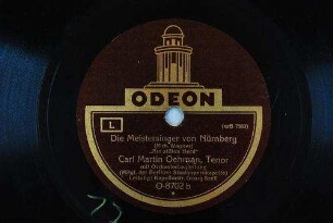 Die Meistersinger von Nürnberg : "Am stillen Herd" / (Rich. Wagner)