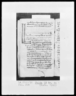 Augustinus, Sermones und anderes — Initiale L, Folio 22 verso