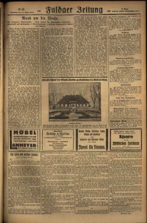 Dritte Ausgabe vom Sonntag, den 17. März 1929.