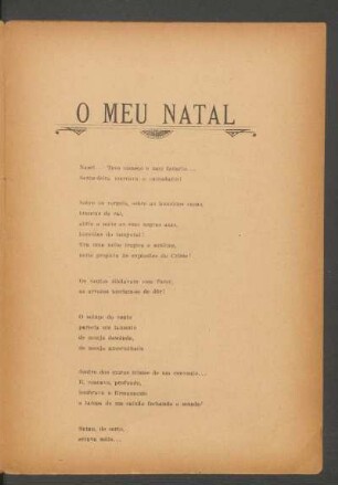 O meu natal