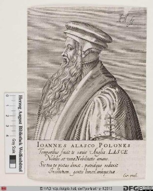 Bildnis Jan Łaski (lat. Johannes a Lasco)