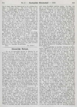501-504 Literarische Notizen