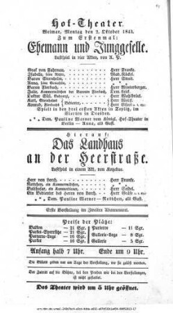 Ehemann und Junggeselle