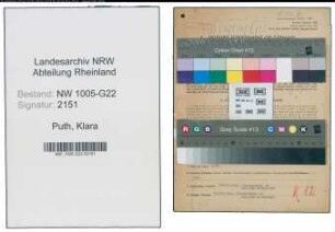 Entnazifizierung Klara Puth , geb. 04.09.1922 (Prokuristin)