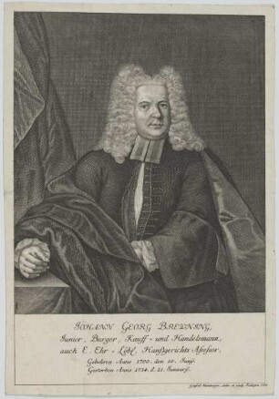 Bildnis des Johann Georg Breuning
