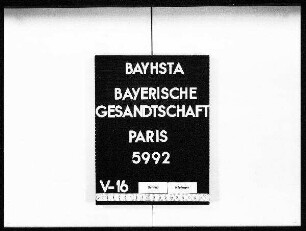 Die Übersendung des französischen Fleischergesetzes