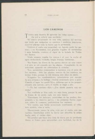 Los caminos