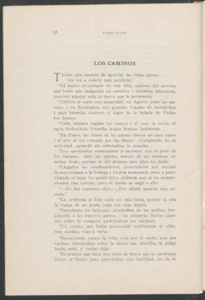Los caminos