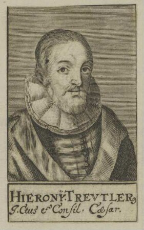 Bildnis des Hieronymus Treutlerus