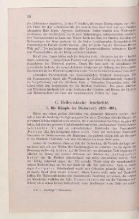 C. Hellenistische Geschichte