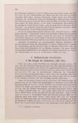 C. Hellenistische Geschichte