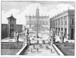 Itinerarium Italiae nov-antiquae: oder Raiß-Beschreibung durch Italien ..., auf S. 148 folgend: Das Kapitol