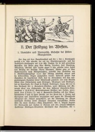 B. Der Feldzug im Westen