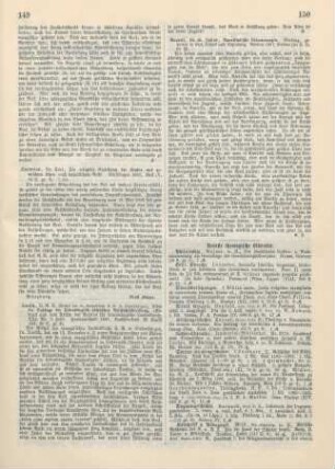 149-150 [Rezension] Teutsch, Georg Daniel, Über die Anfänge der siebenbürgisch-sächsischen Geschichtschreibung