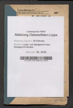 Sonstige: Wolff, Elise, geb. Berger: