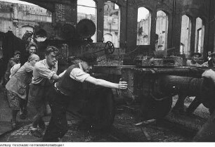 Freital-Döhlen. Stahlwerk Döhlen, Oktober 1948