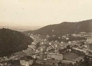 Karlsbad (Karlovy Vary) von der Franz-Josefs-Warte