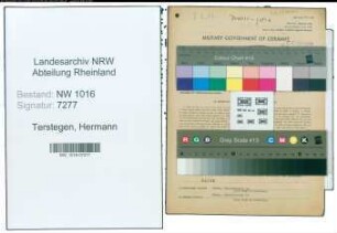 Entnazifizierung Hermann Terstegen , geb. 06.11.1890 (Kinobesitzer)