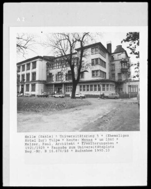 ehemaliges Hotel Zur Tulpe — Erweiterungsbau