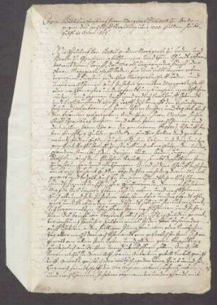 Markgraf Philibert von Baden-Baden leiht von dem Domkapitel zu Straßburg 1.000 fl. zu 5% Zins; Bürgen sind die Städte Baden, Kuppenheim, Stollhofen