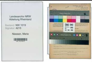 Entnazifizierung Maria Niessen , geb. 23.02.1894 ()