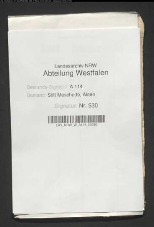 v. Plettenberg zu Berlar (Bruchstücke) 17.-18. Jh.