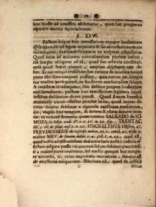 Diss. inaug. iur. de pacto partis debiti remissorio maioris partis creditorum, secundum ius ac consuetudinem liberae S. R. I. civitatis Francof. ad Moen.