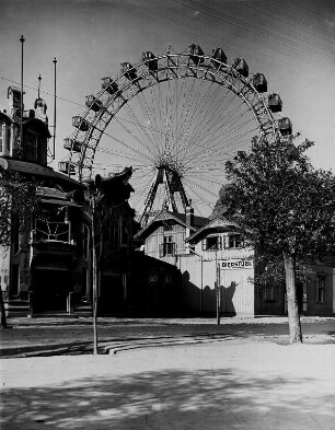 Wien. Österreich. Riesenrad im Vergnügungspark Prater