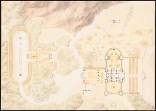 Villa mit großer Parkanlage: Lageplan