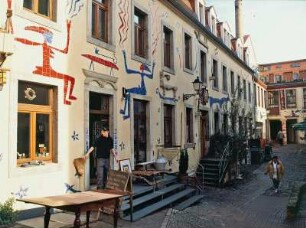 Hof der Fabelwesen : KunsthofPassage. Hof der Fabelwesen mit Kunst- und Trödelladen