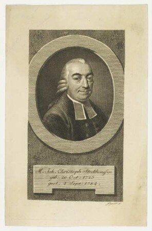 Bildnis des Joh. Christoph Stockhausen