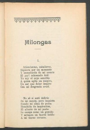 Milongas