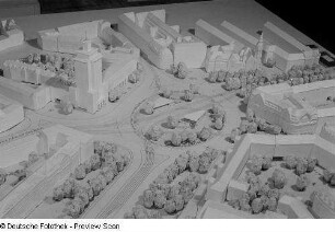 Modell des Stadtzentrums