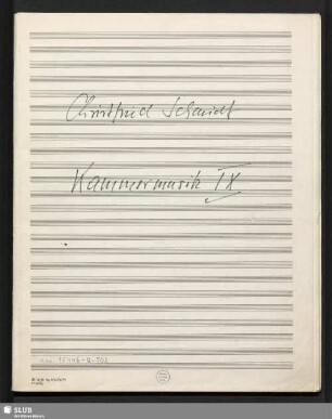 Instrumental pieces - Mus.15446-Q-502 : orch