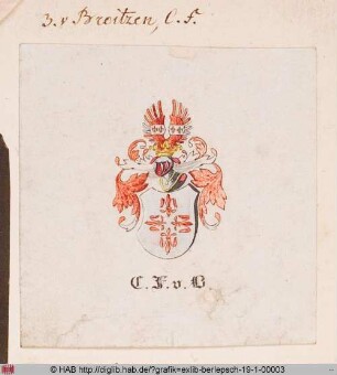 Wappen des C. F. von Broitzen