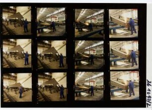 Stahlbau Lavis Offenbach GmbH - Werk Aschaffenburg - Stützenherstellung für Schwebebahn Wuppertal, Aschaffenburg, 1997