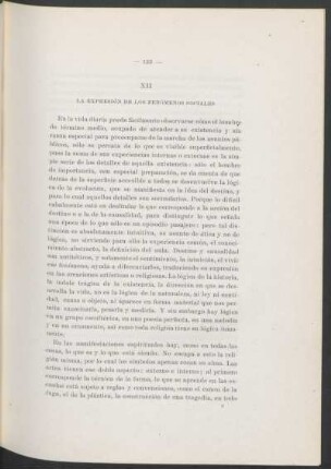 XII - La expresión de los fenómenos sociales