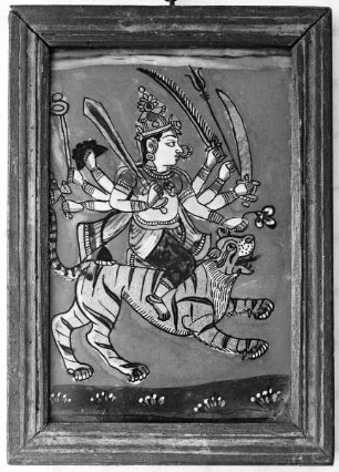 Durga auf ihrem Tiger