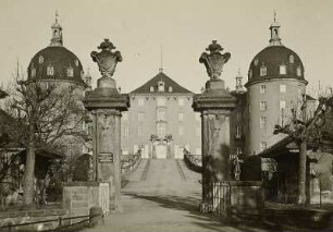 Schloss Moritzburg, Zufahrt, 1930
