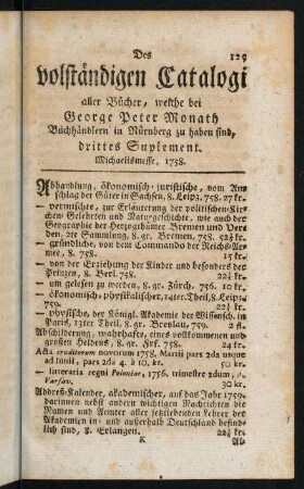 125-160, Drittes Suplement