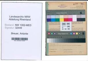 Entnazifizierung Antonie Breuer , geb. 05.04.1911 (Kinderschwester)
