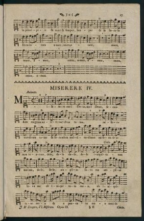 17-21, Miserere IV.