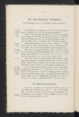 Die mikroskopische Fleischschau.