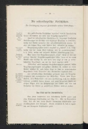 Die mikroskopische Fleischschau.