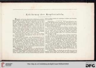 Erklärung der Kupfertafeln