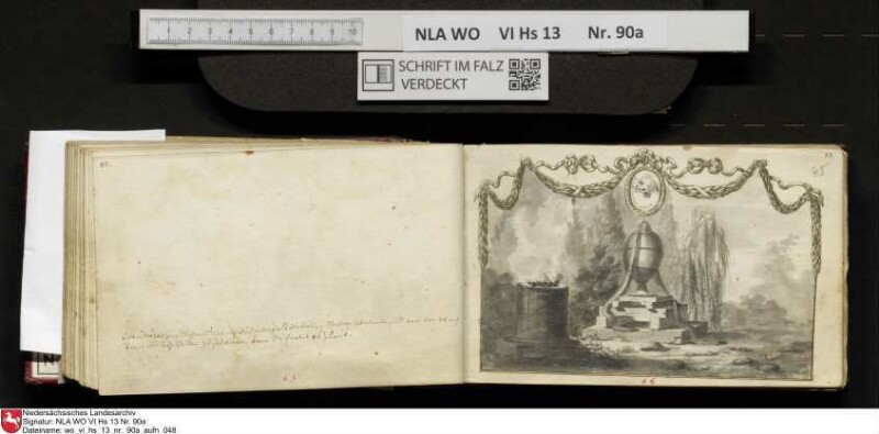 Stammbuch des Ernst Philipp Ludwig Zellmann (1763-1795) aus
                           Braunschweig